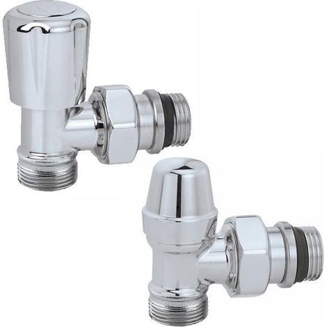 Coppia Valvole termostatizzabili per termoarredi Caleffi 338040  1/2” M (1/2)