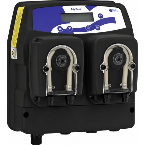 Pompe de piscine productos-qp dual ph-orp débit 1.5 l/h silencieuse