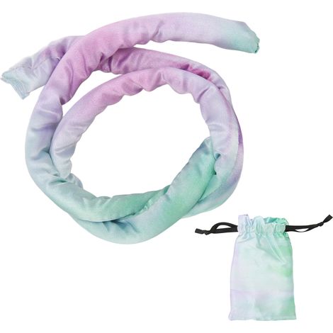Ensemble de produits de toilette et d'accessoires pour cheveux : élastique flexible, queue de cheval haute, dreadlocks en spirale, mèches longues. (1/5)