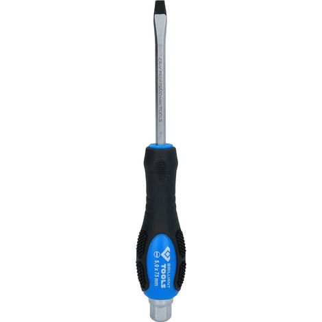 BRILLIANT TOOLS Schraubendreher Schlitz mit Schlagkappe 5,0 mm - BT034802 (1/4)