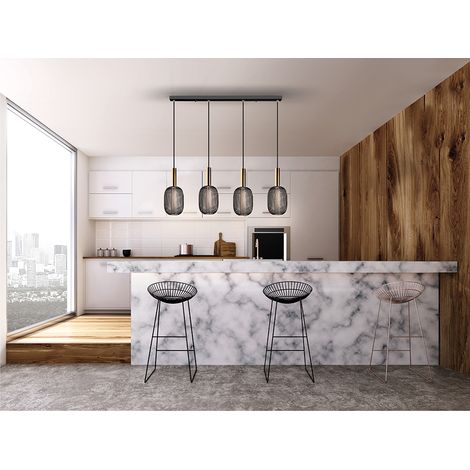 LAMPARA 4L MICRON ORO/NEGRO (1/3)