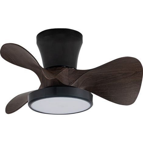 Ventilador de techo LED Moll CCT Dim II (20W) Negro (1/5)