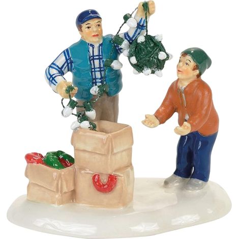 Figurine Village De Noël - Résine Poly - Décoration Intérieure Bureau Salon Chambre - Lot De 56 Pièces (1/5)