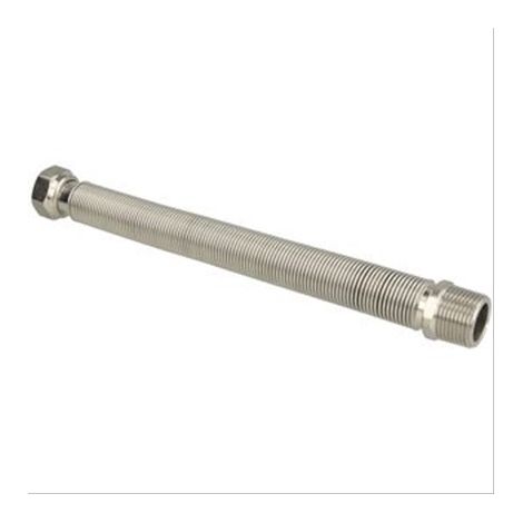 Flexible ondulé inox, extensible de 260 à 520mm, Diam20mm MF3/4