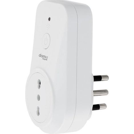 Presa Smart Per Automazione Dom-E Con Spina - presa 10A/16A - spina 16A  - mm.112x63x78 (1/4)