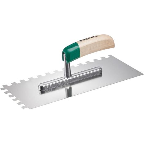 Glättekelle gezahnt rostfrei Fortis 10 x10mm (1/3)