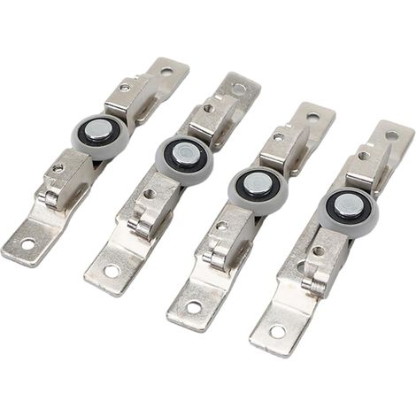 4 tubes courbes, roulements métalliques, poulie à deux roues, système (1/5)