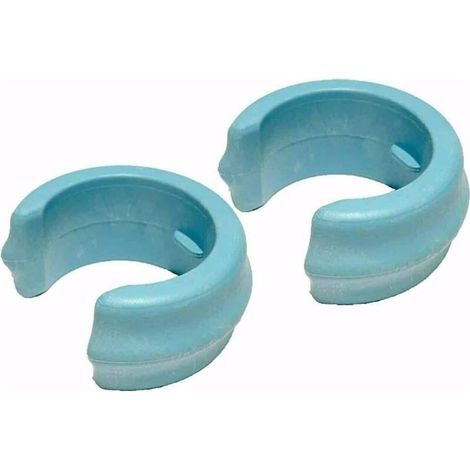 2 contrepoids professionnels en forme de C pour tuyaux de piscine-Crezuo (1/5)