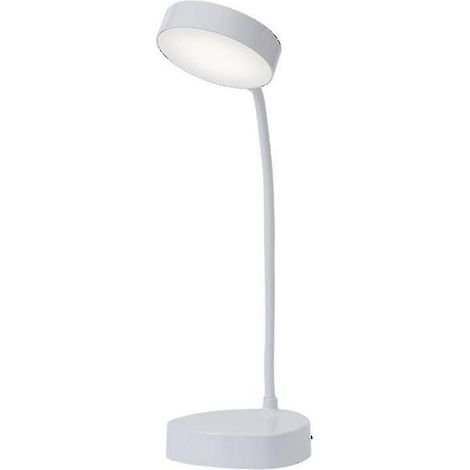 Lampe de bureau rechargeable par USB, pliable, protection oculaire LED (blanche) (1/2)