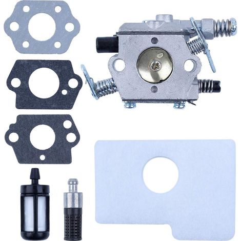 Carburateur avec joint Filtre air-carburant-huile Carb compatible avec tronçonneuses Stihl 017 018 MS170 MS180 (1/5)