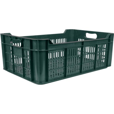 Kiste für Obst und Gemüse M20, 48 Liter, max. 20 kg, 60x40x21.5 cm, perforiert, PE