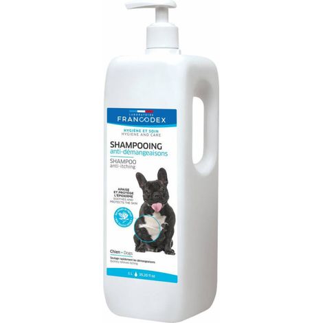 Shampoing 1Litre Anti-Démangeaisons pour chiens - Francodex