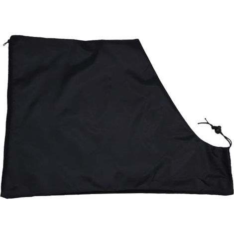 Sac de Récupération pour Aspirateur à Feuilles, Tissu Oxford Capacité Stockage Jardin Nettoyage Extérieur Noir (1/4)