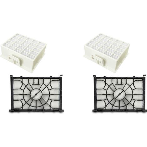 2 filtres HEPA + protection moteur pour aspirateurs Siemens Z4.0 VSZ4G331/01 et Z7.0 VSZ7330/05 (1/5)