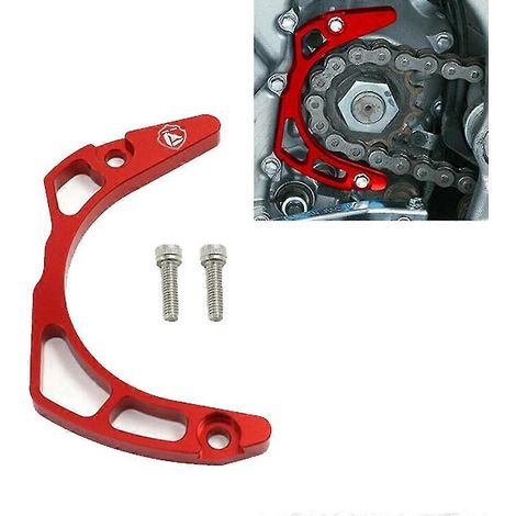Motorschutzabdeckung aus gefrästem Aluminium für Yamaha Raptor 700 YFM700 (2006–2017) / Raptor 700R YFM700R (2009–2017) – Rot (1/5)