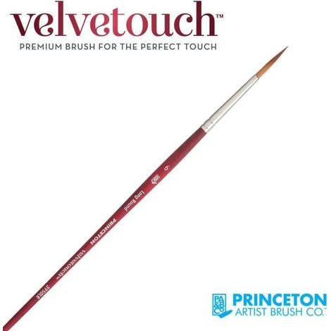 Pinceau Rond Long Velvetouch Série P3950 de Princeton - nb:12 (1/2)