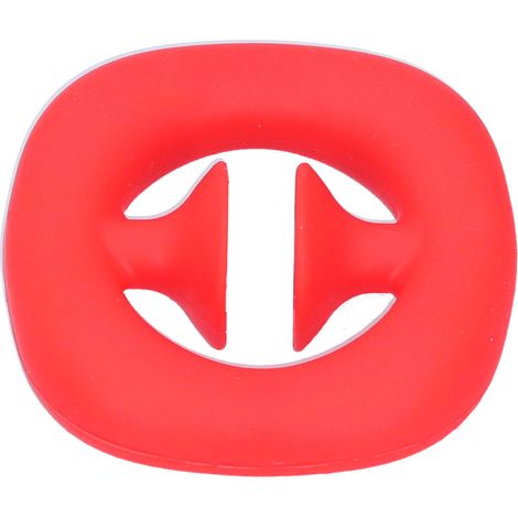 Poignée en silicone pour exercices de musculation et de renforcement musculaire des mains, jouet de massage anti-stress (rouge) (1/5)