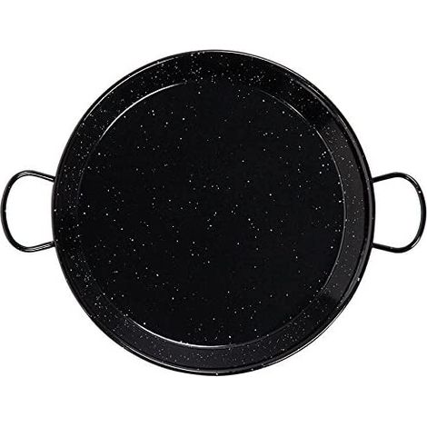 Emaillierte, tiefe Bratpfanne mit Griffen 38cm. vaello