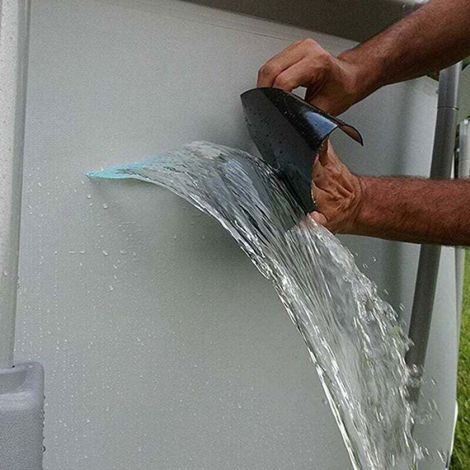 Ruban Adhésif Étanche - PVC - 10 cm x 150 cm - 0,75 mm - Pour Réparation Tuyaux Piscines Toits - 1 Pièce (1/4)