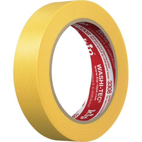 Ruban adhésif PREMIUM PLUS - jaune Goldkrepp® 24mmx50m (Par 36) (1/4)