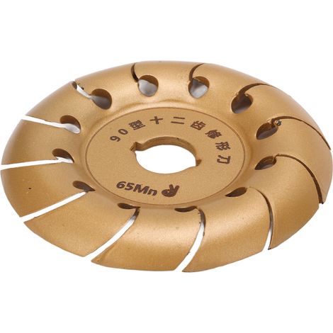 Disque de polissage en or pour meuleuse d'angle à 12 dents (Type 90) (1/5)