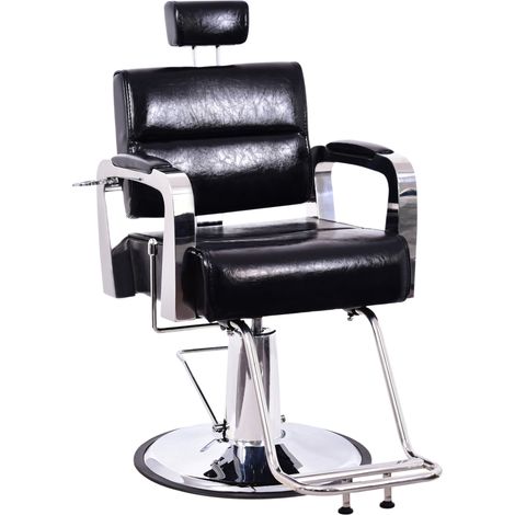 Barberpub Friseurstuhl Friseursessel Bedienungsstuhl Friseureinrichtung 3127BK (1/5)