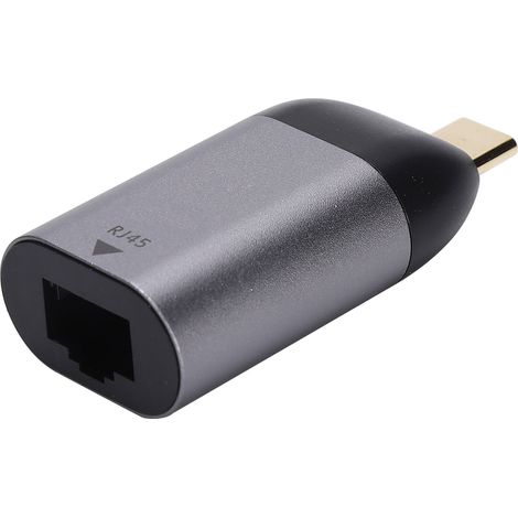 Adaptateur USB-C vers Ethernet Gigabit en Aluminium pour MacBook, PC Windows et Tablettes Android (1/5)