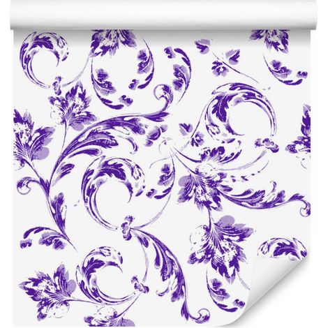 Papel pintado abstracto ornamental para salón y dormitorio, 50x1000 cm. (1/5)