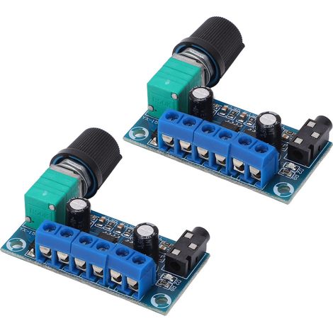 Vente de 2 modules d'amplificateurs domestiques stéréo haute fidélité à deux canaux 20W+20W (1/5)