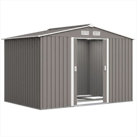 Abri de jardin Cabane de jardin 5,4 m² acier galvanisé 2,77 x (1/5)