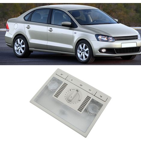 Un interrupteur de liseuse de plafonnier gris 6Q0959613A compatible avec Volkswagen Polo 9N 2002-2010 Fox EU Altea Leon Toledo (1/5)