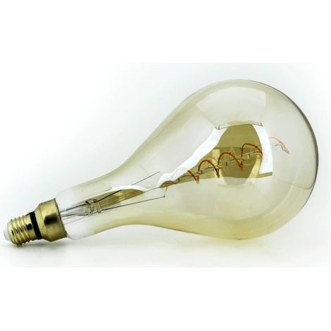 Lampadina decorativa Led E27 8w 2200k Vetro dorato vintage