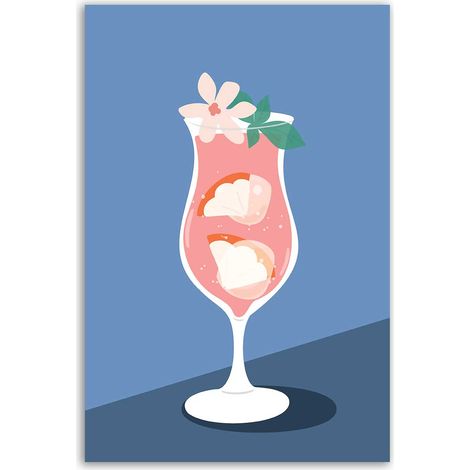 Tableau cocktail rose (1/5)