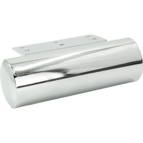Möbelfuß Barrel, silber verchromt, Höhe 50mm, Länge 150mm (1/3)