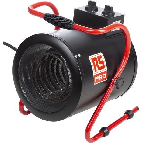 Chauffage avec ventilateur RS PRO, 5KW, Posé au sol 415V c.a. ( Prix pour 1 ) (1/5)