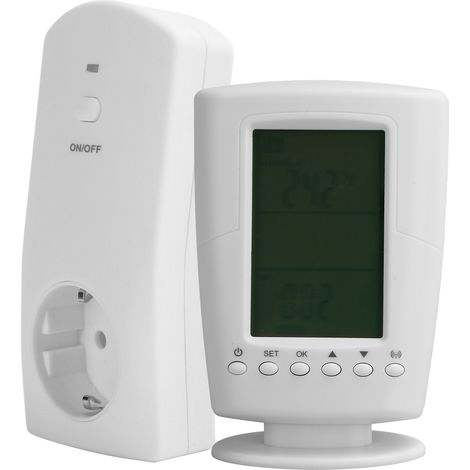 Thermostat Intelligent avec Commande à Distance, Prise Connectée 230V 16A Programmable, Régulation de Température (1/5)