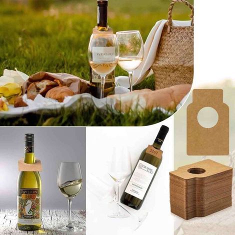 200 étiquettes pour bouteilles de vin Étiquettes de cave à vin Étiquettes de vin réutilisables Étiquettes de liège pour bouteilles de vin utilisées dans la cave à vin (1/3)
