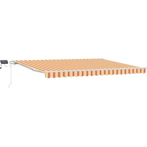 Maison Exclusive - Tenda retrattile Giallo e Arancione 450 × 350 cm (1/5)