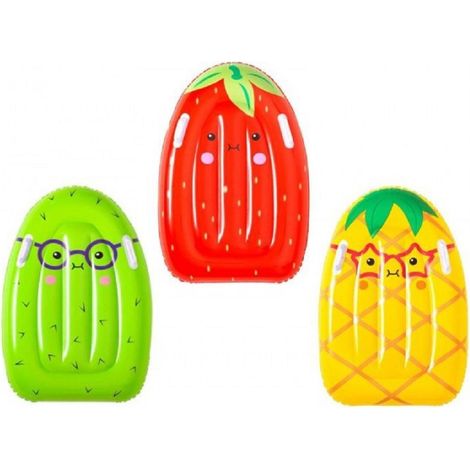 TRADE SHOP - Tavola Nuoto Surf Tutti Frutti 84x56cm 3 Frutti Assortiti Fragola Kiwi Ananas 42049 - (1/3)