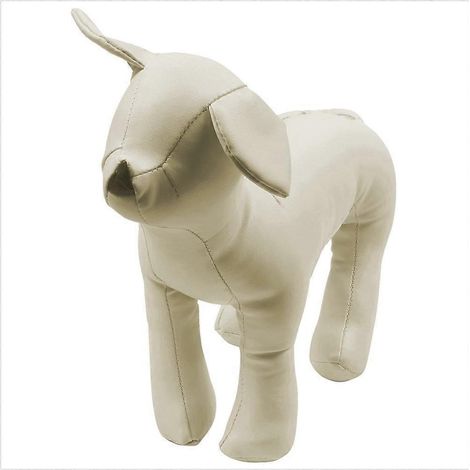 Lederhunde-Mannequins, stehende Spielfiguren, Weiß, Größe S-- (1/5)