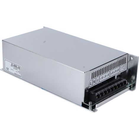 Alimentation à découpage 600W, bloc d'alimentation commuté pour affichage LED et automatisation industrielle, 100-240VAC, S-600-24 (1/5)