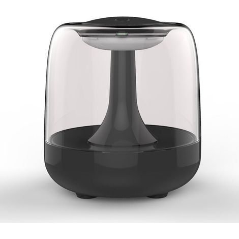 SABIR Mini Humidificateur,USB Humidificateur d'air Ultrasonique 440ml avec veilleuse colorée, arrêt automatique, 2 modes de brume, super silencieux (noir) (1/5)