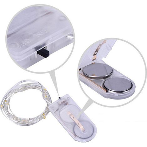Remarque : 10 guirlandes lumineuses LED par paquet, guirlandes lumineuses pour loisirs créatifs, guirlandes lumineuses pour boîtes cadeaux, guirlandes lumineuses décoratives. (1/5)