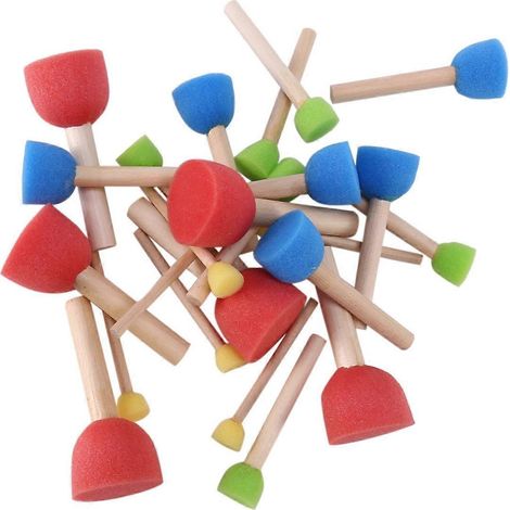 Foam Brush Pack-1.5cm 2cm 3cm 4cm-- (1/5)