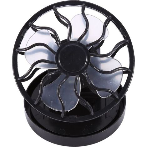 Mini ventilador solar eléctrico con clip para refrigeración celular, ideal para viajes, acampadas y senderismo - KZQ (1/4)