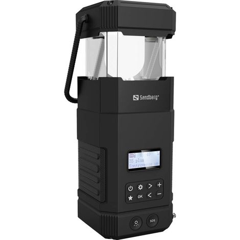 Lanterna turistica solare Sandberg, radio, dinamo Tutto in 1 10000mAh, 420-90 (1/5)