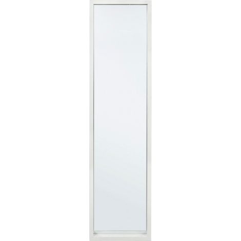 Specchio Rettangolare Legno Bianco Moderno da Interno 32x122 - YOUNG (1/5)