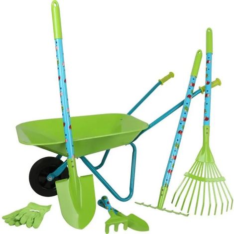 Carretilla legler 12014 infantil 7 piezas multicolor