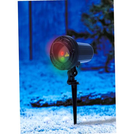 Projecteur façade étoiles-flocons avec télécommande