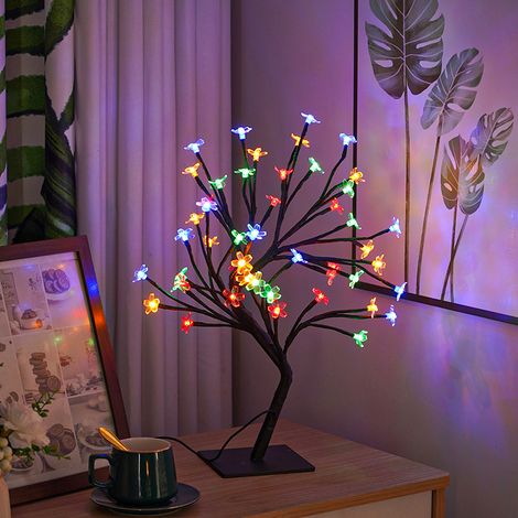 Arbre lumineux LED Sakura 48 LED – Branches réglables – Lumière blanche longue durée – Décoration intérieure et événements festifs (1/4)